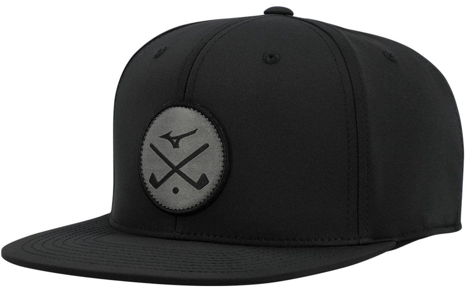 Mizuno Crossed Clubs Snapback cappellino da golf, nero
