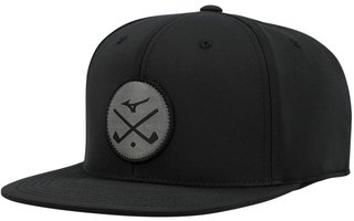 Mizuno Crossed Clubs Snapback cappellino da golf, nero