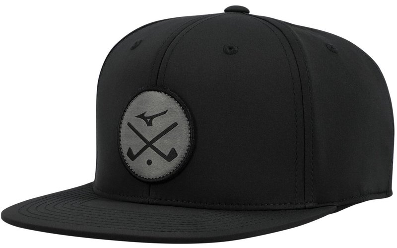 Mizuno Crossed Clubs Snapback cappellino da golf, nero
