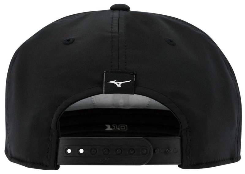 Mizuno Crossed Clubs Snapback cappellino da golf, nero