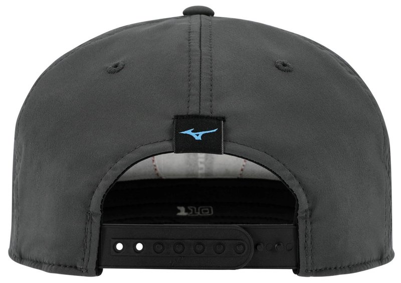 Mizuno Crossed Clubs Snapback cappellino da golf, charcoal
