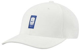 Mizuno Fresh Marble cappellino da uomo, bianco/staff