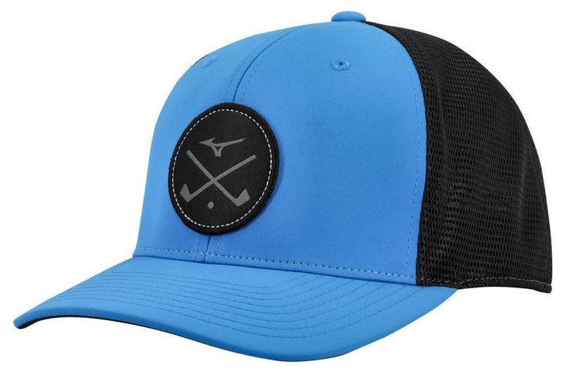 Mizuno Crossed Clubs Meshback cappellino da uomo, brilliant blue