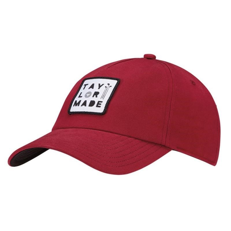 TaylorMade 5 panel cappellino da golf, rosso