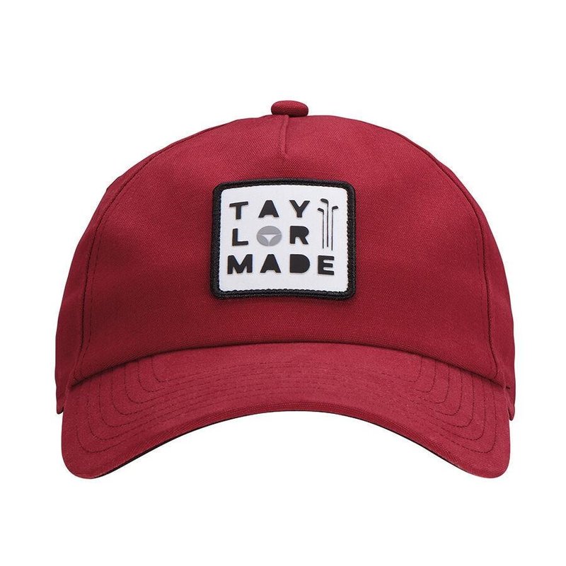 TaylorMade 5 panel cappellino da golf, rosso