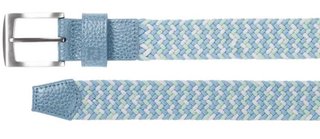 FootJoy Braided unisex cintura, blu/bianco/pistacchio