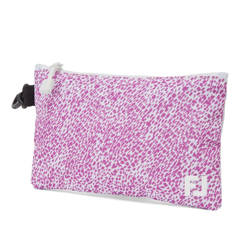 FootJoy FootJoy Valuables Pouch borsa, white/berry animal