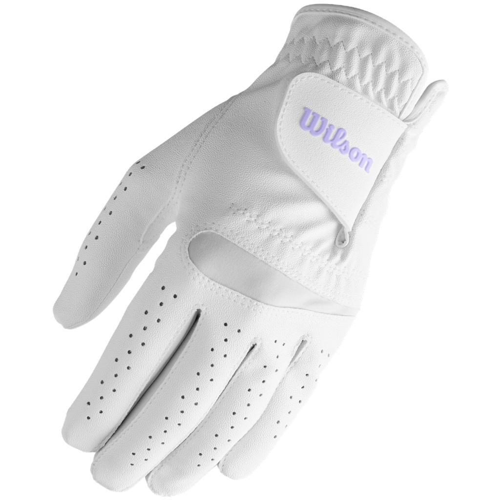 Wilson Feel Plus guanto da golf da donna, bianco