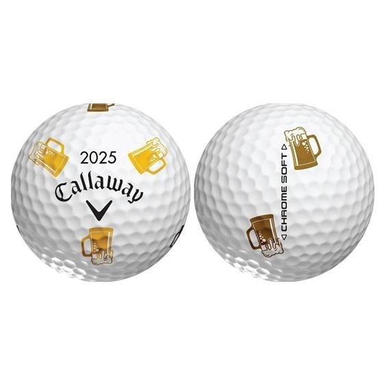 Callaway Chrome Soft Truvis BEER Limited Edition palline da golf 2025 (12 palline)