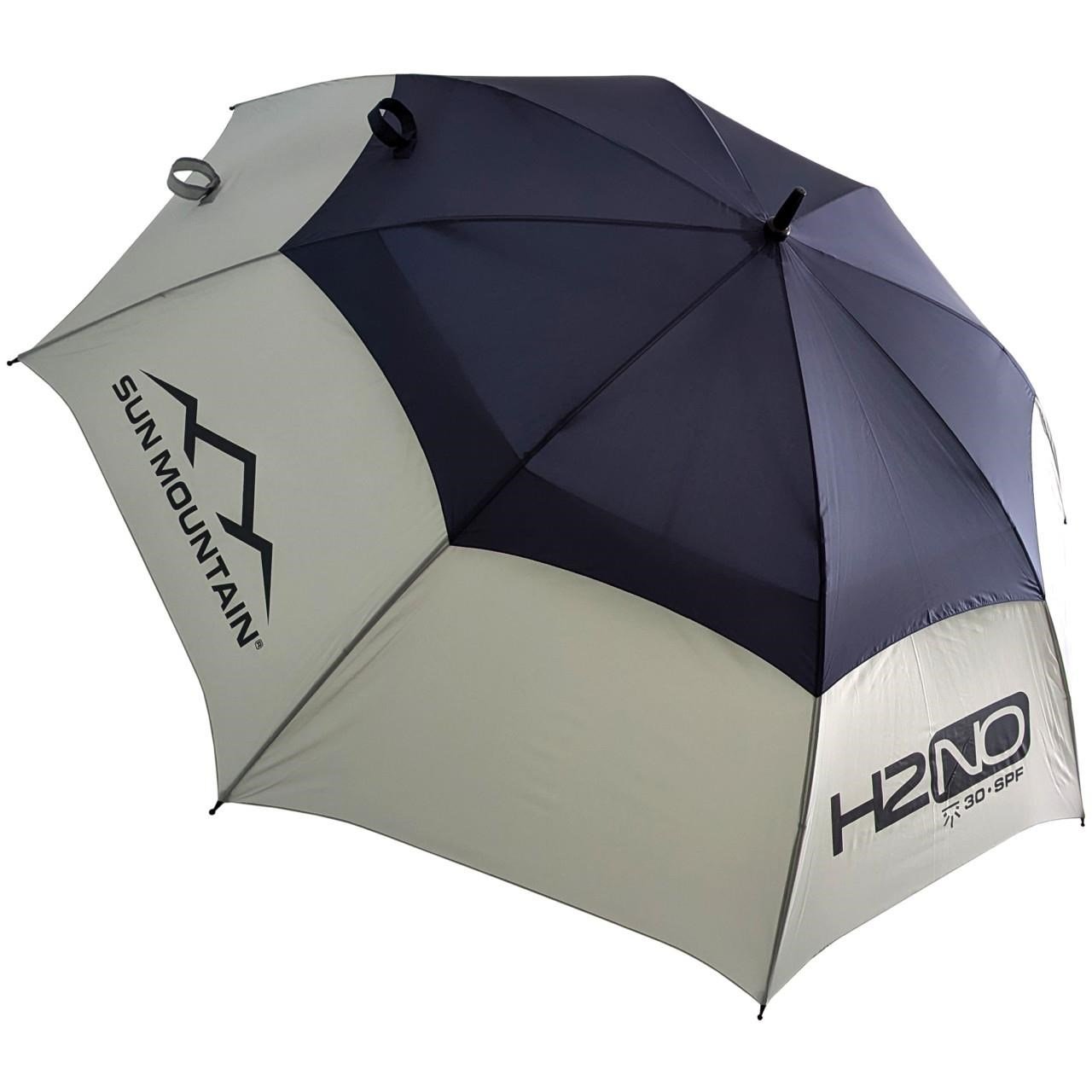 Sun Mountain H2NO 30SPF ombrello 68", nickel/cadet