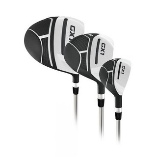 Masters GX1 Gts golf set da uomo, acciaio, + stand bag, nero/grigio/bianco