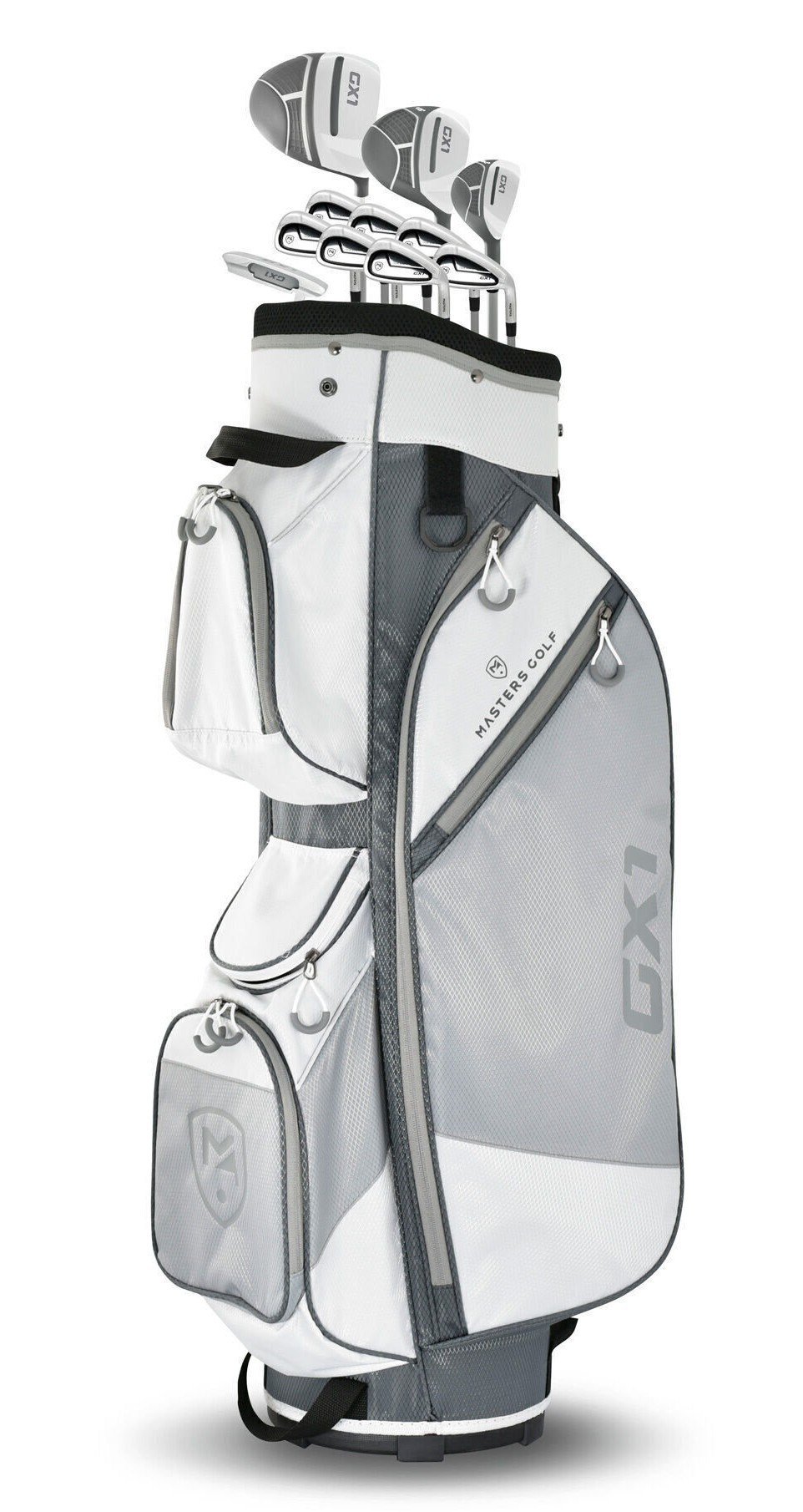 Masters GX1 set da golf da donna, grafite + cart bag
