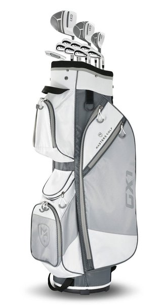 Masters GX1 set da golf da donna, grafite + cart bag