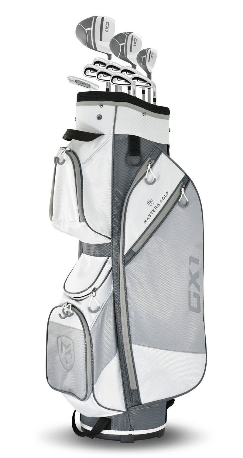 Masters GX1 set da golf da donna, grafite + cart bag