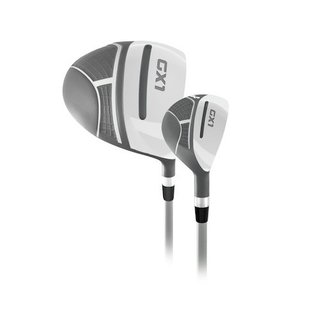 Masters GX1 ladies mezzo set da golf, grafite + cart bag