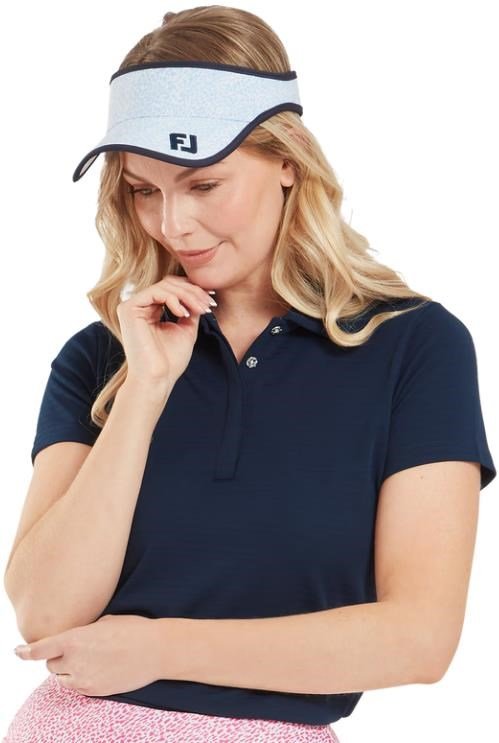 FootJoy Visor visiera da donna, skyway animal/navy