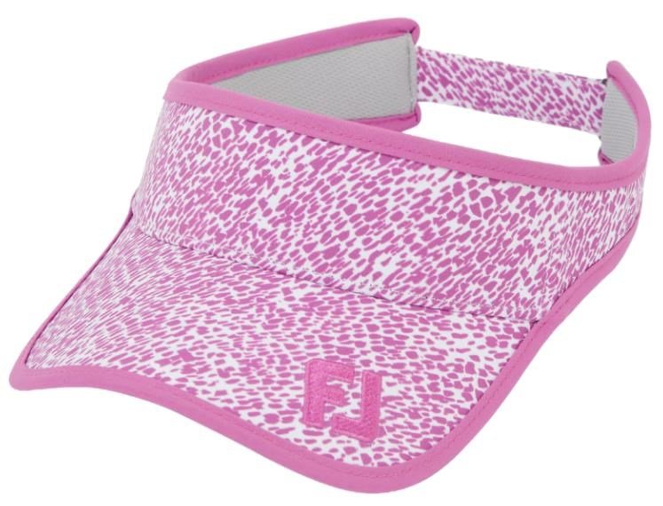 FootJoy Visor visiera da donna, berry animal