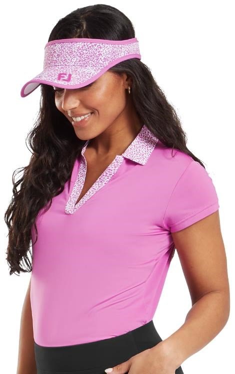 FootJoy Visor visiera da donna, berry animal