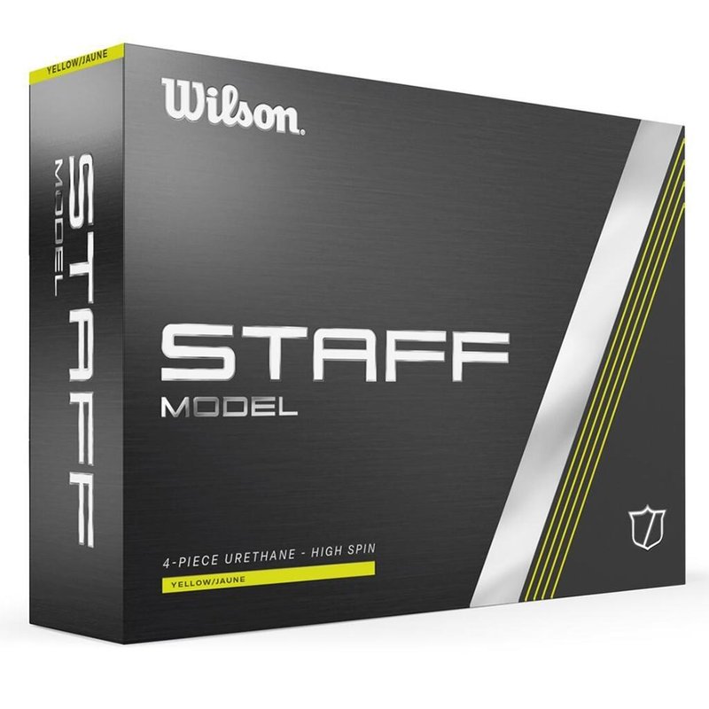 Wilson Staff Model palline da golf 2025, gialle