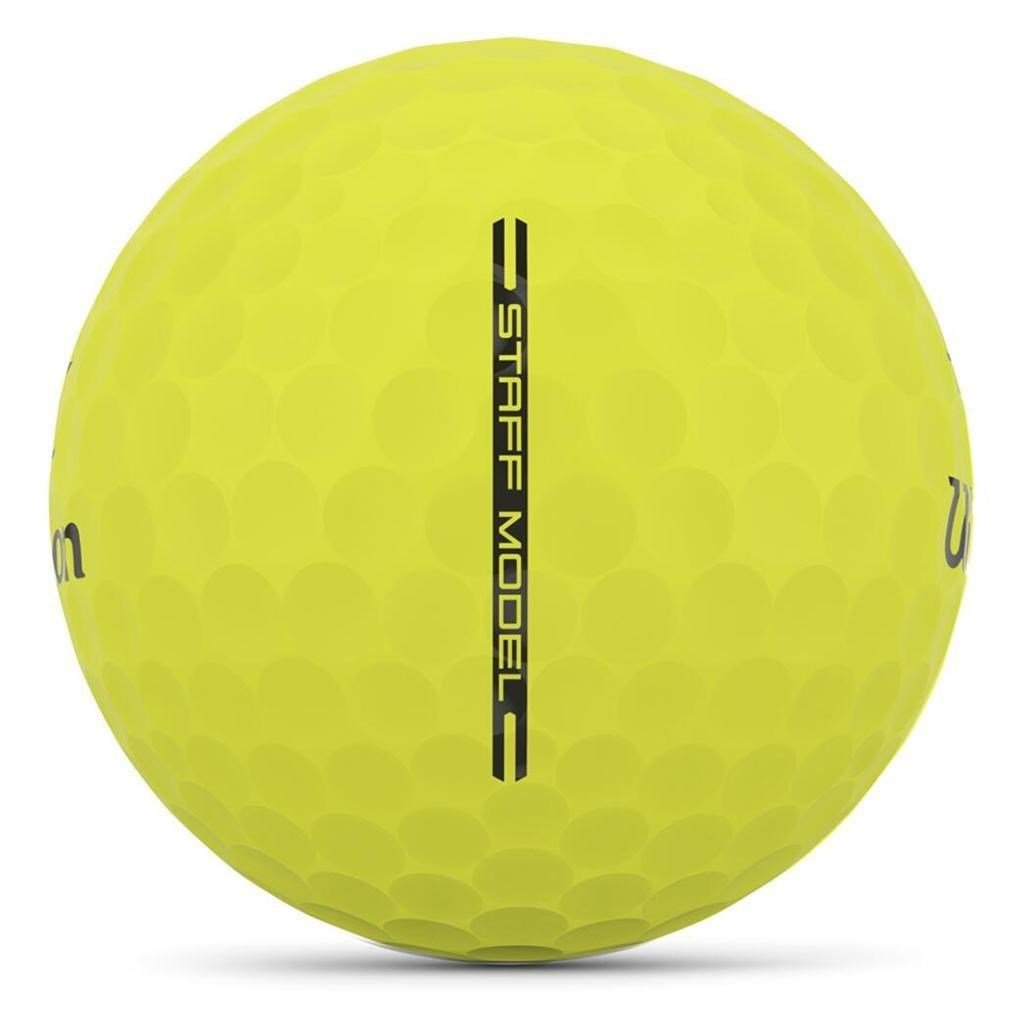 Wilson Staff Model palline da golf 2025, gialle