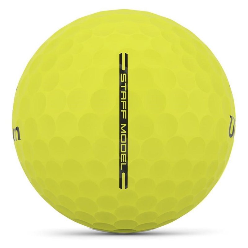 Wilson Staff Model palline da golf 2025, gialle