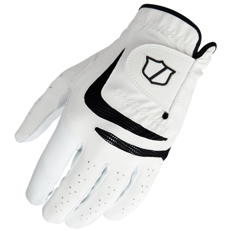 Wilson Grip Plus guanto da golf uomo, bianco