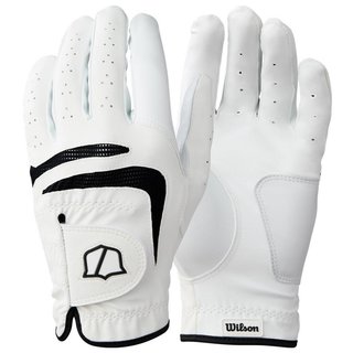 Wilson Grip Plus guanto da golf uomo, bianco