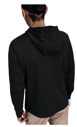 Nike Tour felpa con cappuccio da uomo, nero/bianco