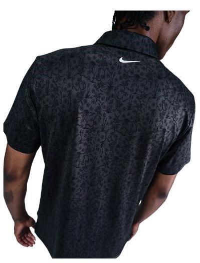 Nike Tour polo uomo, antracite/bianco