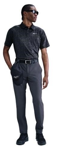 Nike Tour polo uomo, antracite/bianco
