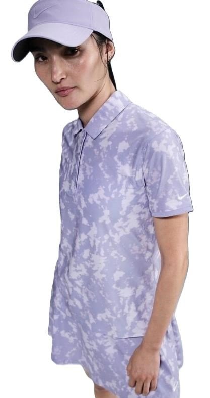 Nike Dri-Fit Victory polo donna, lilac ice/white