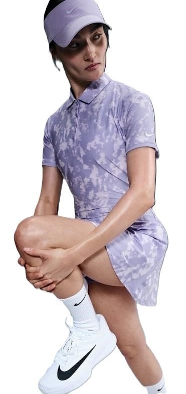 Nike Dri-Fit Victory polo donna, lilac ice/white