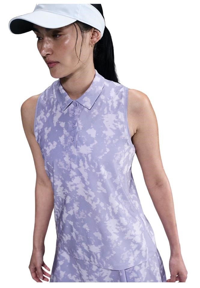 Nike Dri-Fit Victory polo donna, lilac ice/white