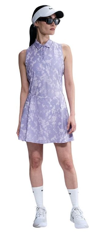 Nike Dri-Fit Victory polo donna, lilac ice/white