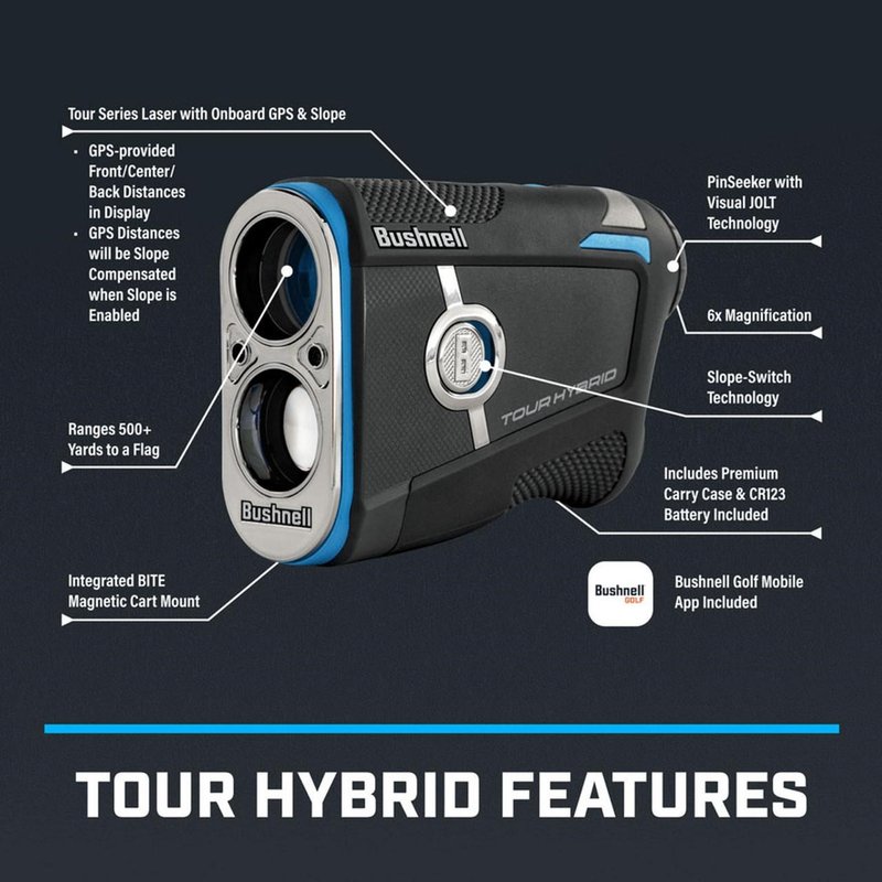 Bushnell Tour Hybrid telemetro laser (Slope)