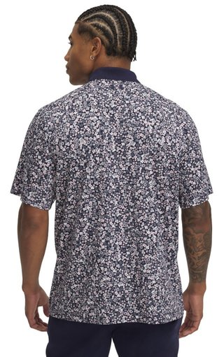 Under Armour Matchplay Printed polo da uomo, blu/flower