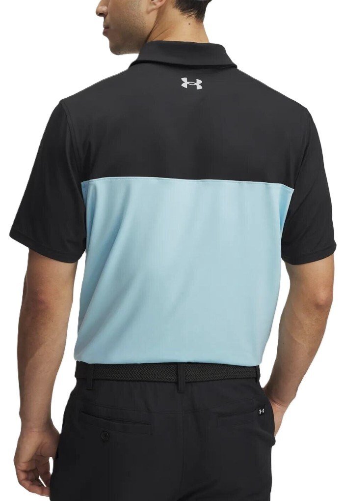 Under Armour T2G Color Block polo da uomo, nero
