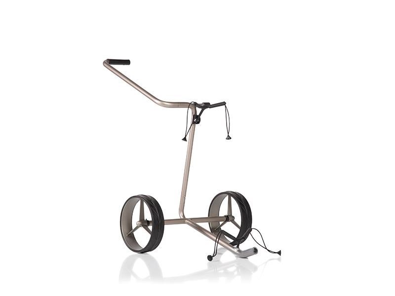 JuCad Edition S carrello manuale a 2 ruote, lega di alluminio + borsa da trasporto JTT, argento