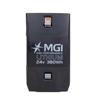 MGI AI Battery - Lithium 24V 380Wh (36 holes), nero