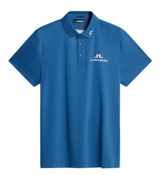 J.Lindeberg KV Tour Golf polo da uomo, blu scuro