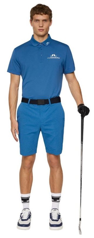 J.Lindeberg KV Tour Golf polo da uomo, blu scuro