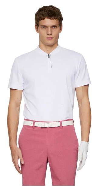 J.Lindeberg Anton polo da uomo, bianco