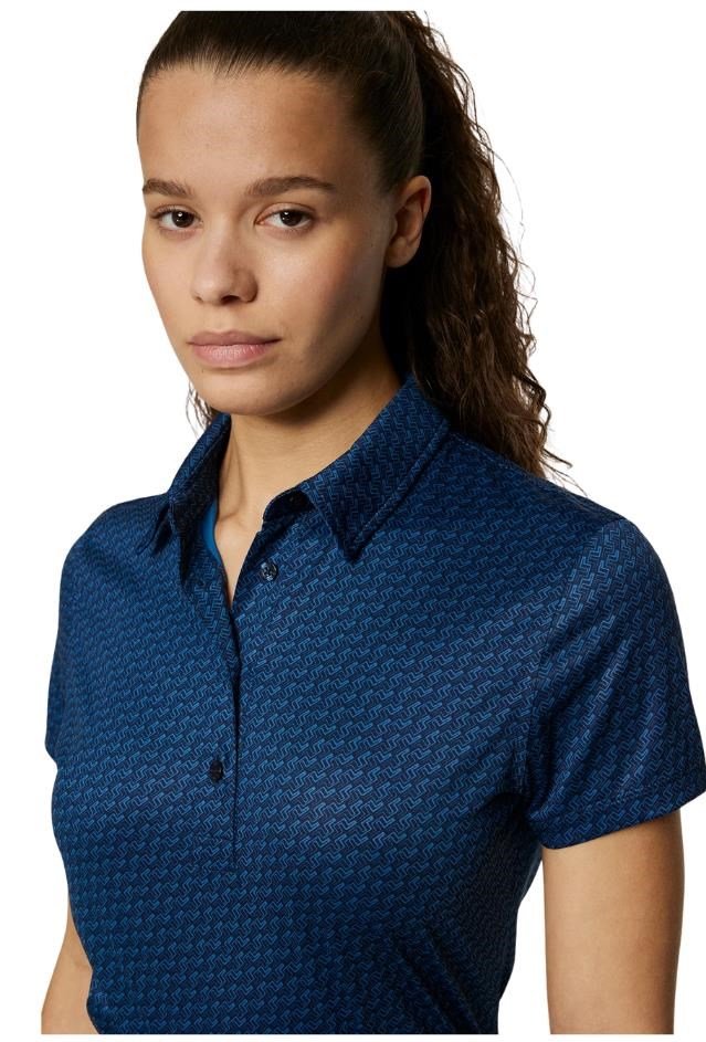 J.Lindeberg Caitlyn polo donna, shadow bridge navy