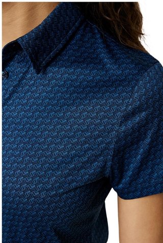 J.Lindeberg Caitlyn polo donna, shadow bridge navy