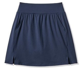 Travis Mathew Game Set Match gonna skort lunga, navy blazer