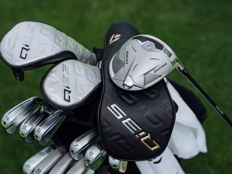 TaylorMade Qi35 Designer Series Silver driver da uomo