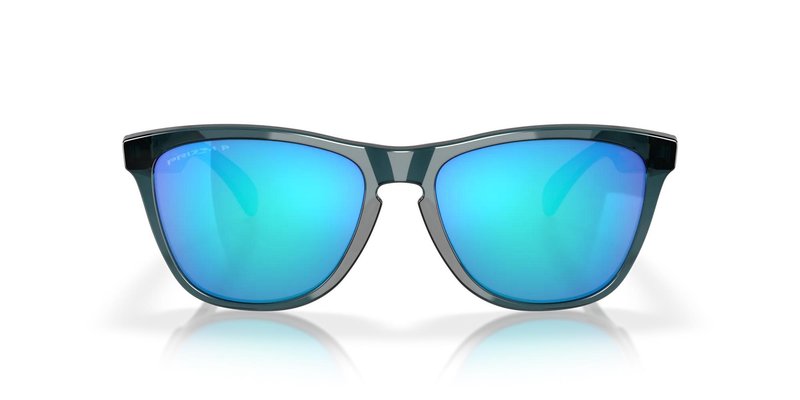 Oakley Frogskins occhiali da sole, lenti Prizm Sapphire Polarized/montatura Crystal Black