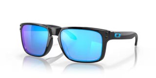 Oakley Holbrook Prizm Saphire lenses occhiali da sole, montatura Polished Black