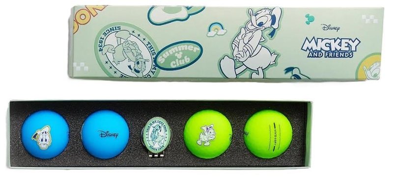 Volvik VIVID DISNEY DONALD palline da golf, mix di colori