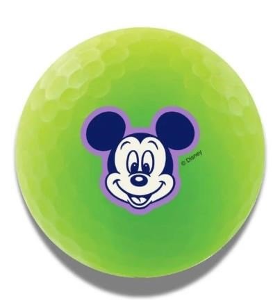 Volvik VIVID Lite DISNEY MICKEY Mouse 2.0 golf pack (4 balls + ballmarker), mix di colori